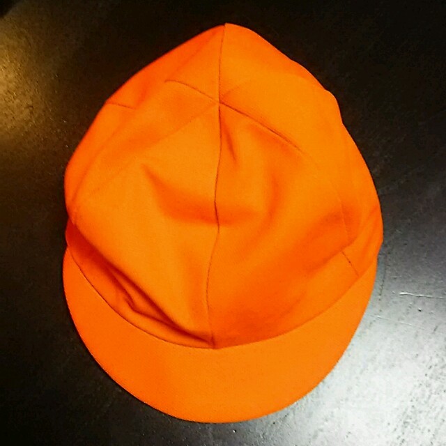 カラー帽子 オレンジ キッズ/ベビー/マタニティのこども用ファッション小物(帽子)の商品写真