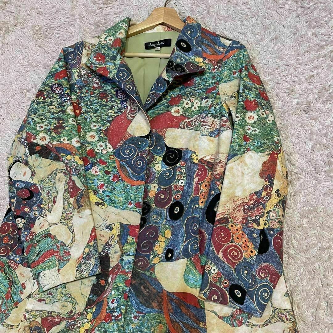Naoki Narita 成田直樹 コート 総柄 レディースLの通販 by Naoki Narita 成田直樹 コート 総柄 レディースLの通販 by