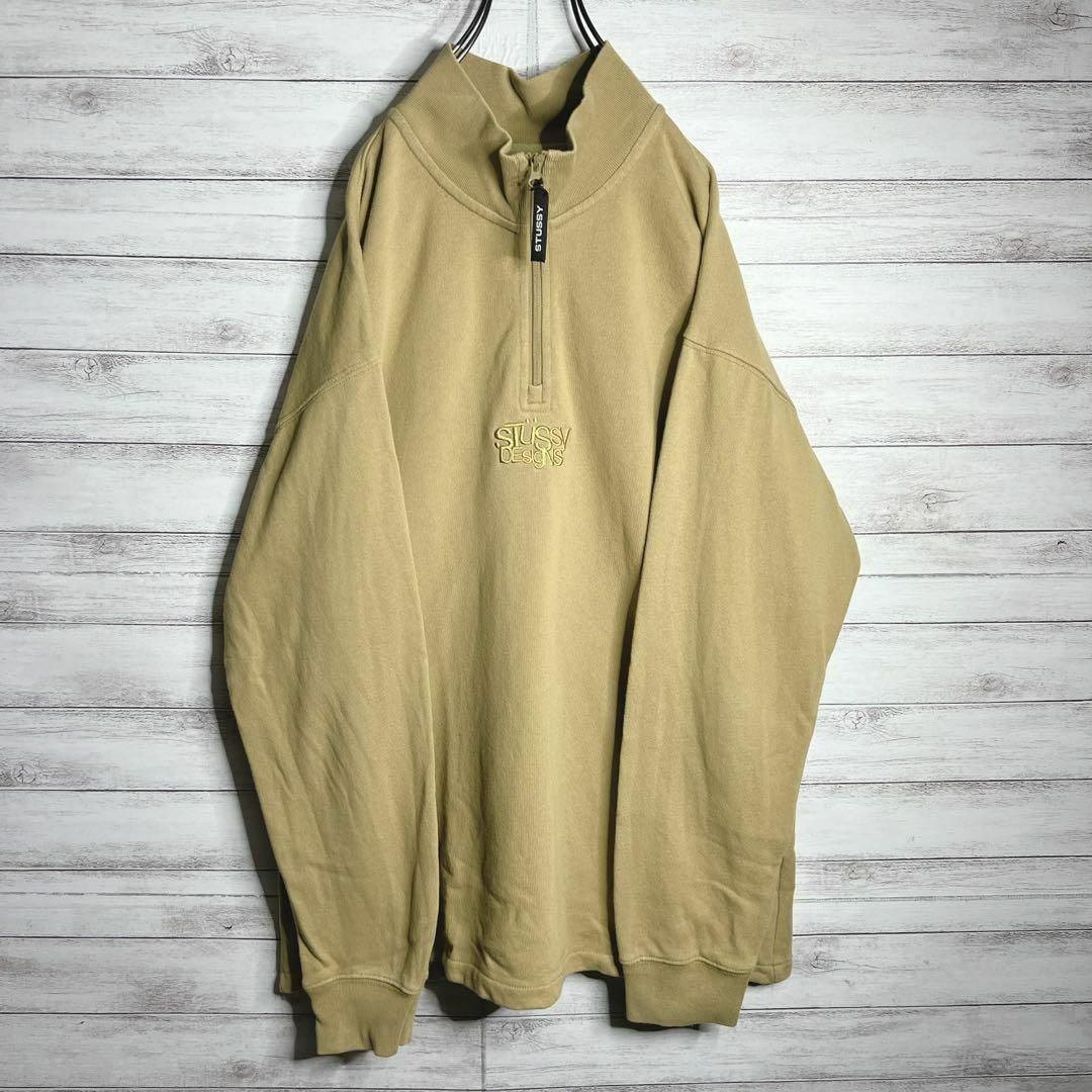 STUSSY - 【入手困難!!】ステューシー ✈︎刺繍 ハーフジップ STUSSY - 【入手困難!!】ステューシー ✈︎刺繍 ハーフジップ