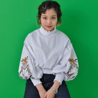 フラワー(flower)のジュメロ 刺繍ブラウス(シャツ/ブラウス(長袖/七分))