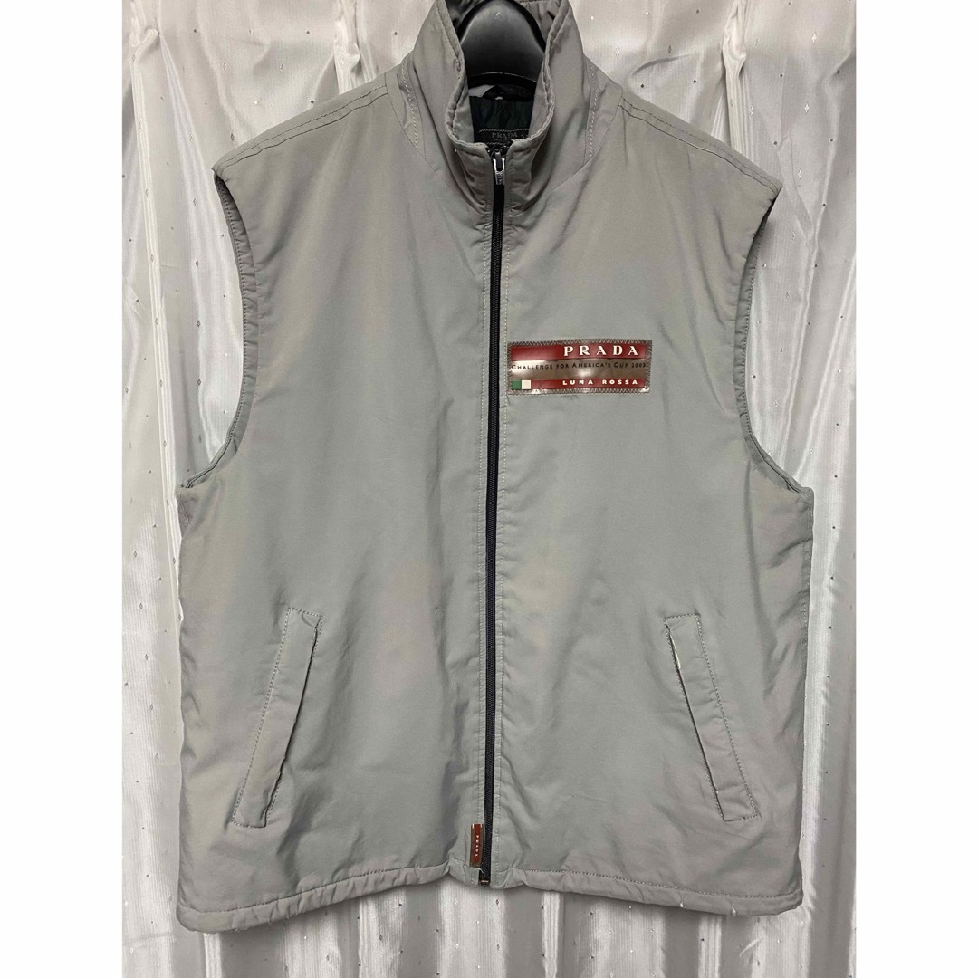 PRADA SPORT 2003 CHALLENGE 中綿ベスト グレー PRADA SPORT 2003 CHALLENGE 中綿ベスト グレー