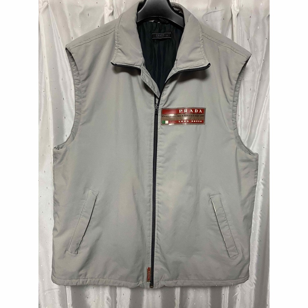 PRADA SPORT 2003 CHALLENGE 中綿ベスト グレー PRADA SPORT 2003 CHALLENGE 中綿ベスト グレー