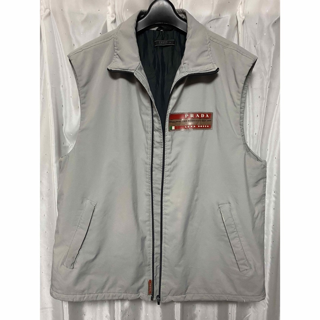 PRADA SPORT 2003 CHALLENGE 中綿ベスト グレー PRADA SPORT 2003 CHALLENGE 中綿ベスト グレー