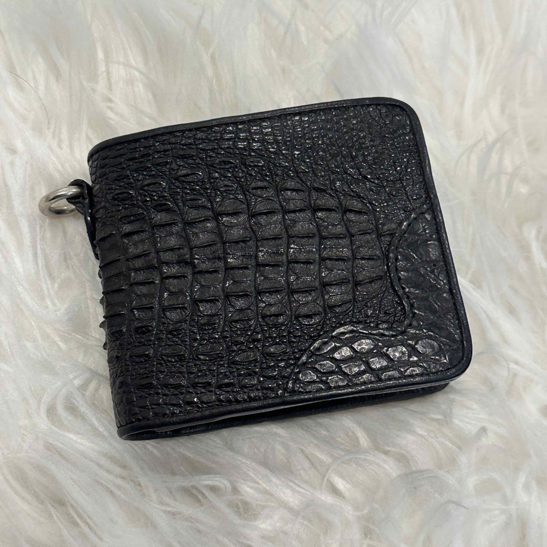クロコダイル二つ折り財布 クロコダイル二つ折り財布