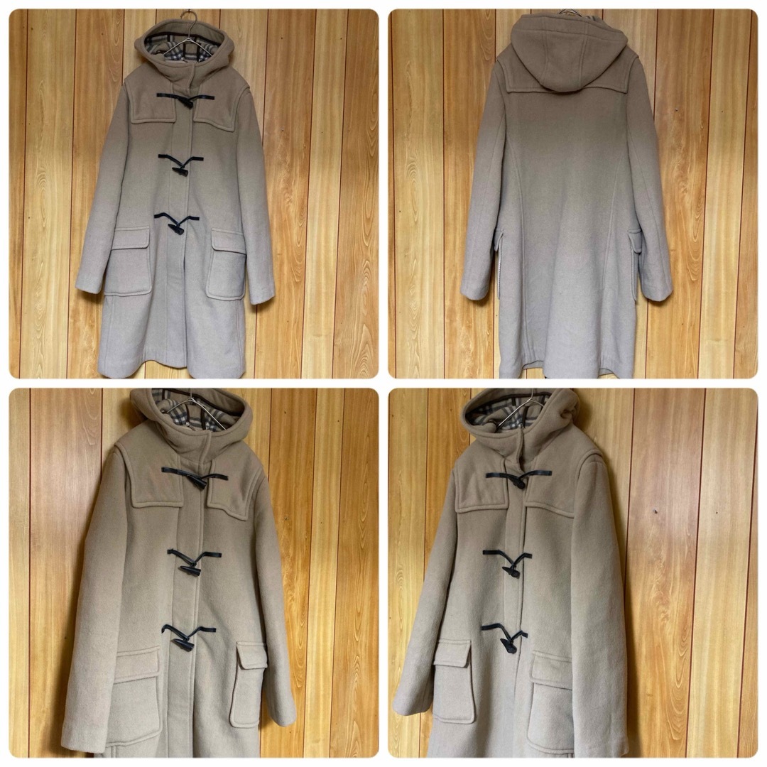 美品 BURBERRY LONDON ダッフルコート ウール ノバチェック 美品 BURBERRY LONDON ダッフルコート ウール ノバチェック