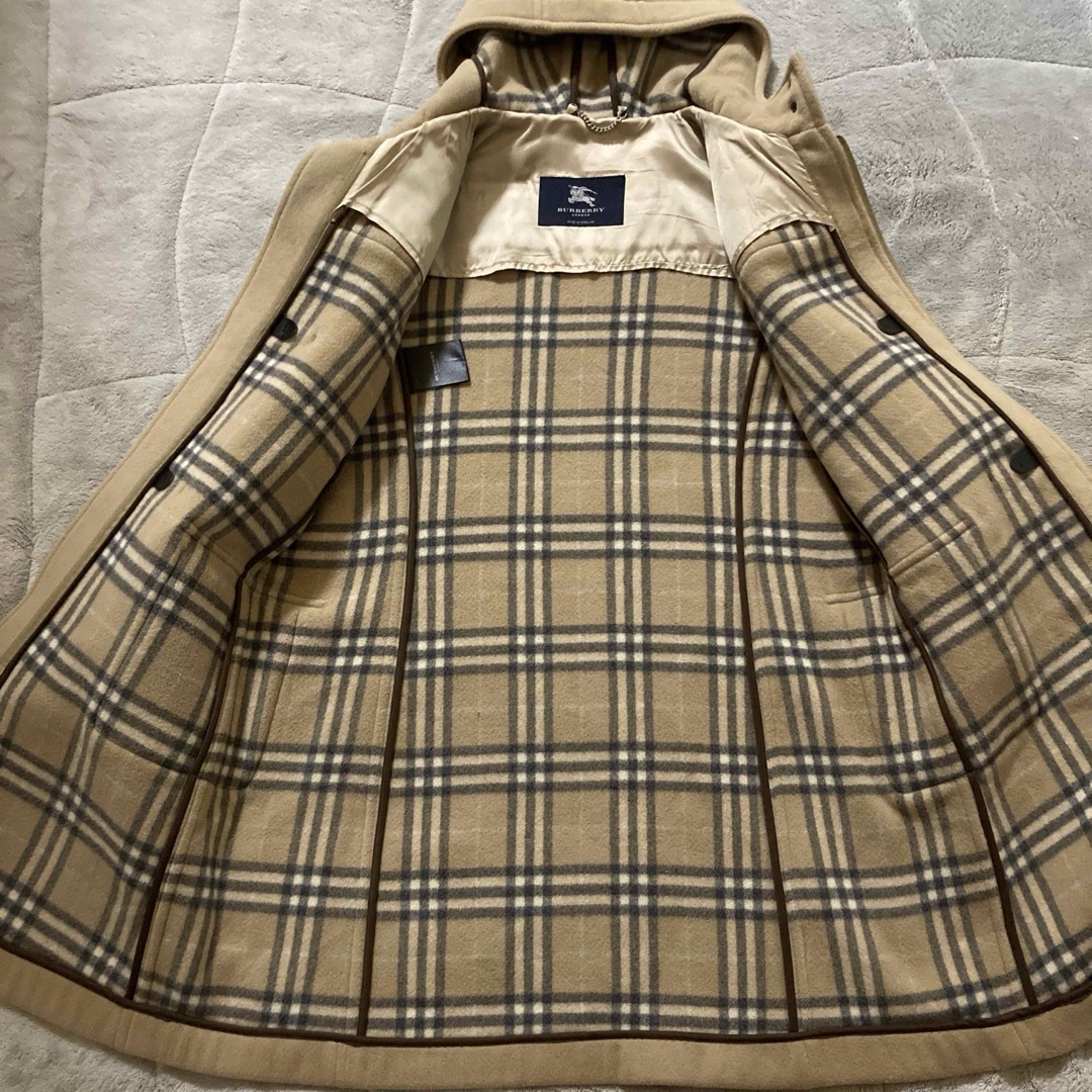 美品 BURBERRY LONDON ダッフルコート ウール ノバチェック 美品 BURBERRY LONDON ダッフルコート ウール ノバチェック