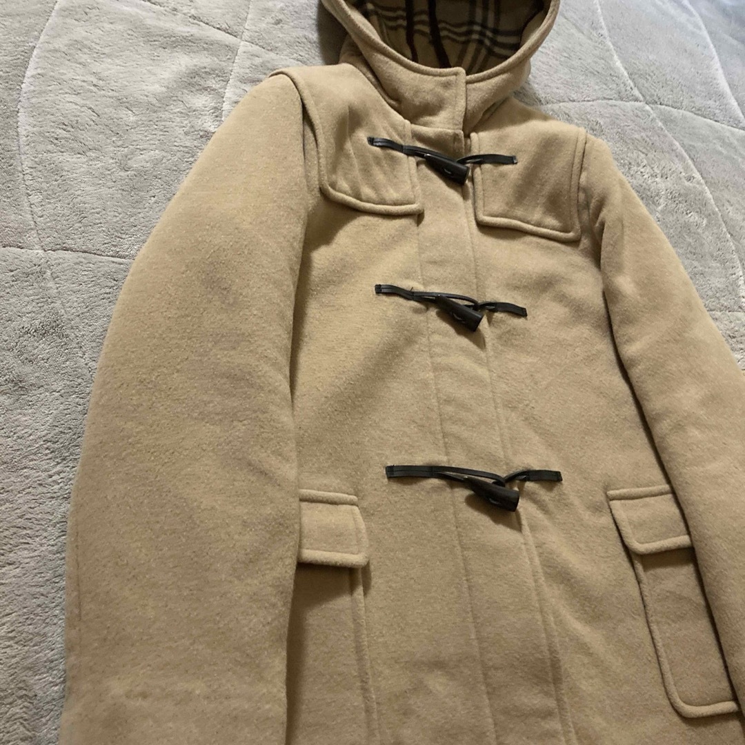美品 BURBERRY LONDON ダッフルコート ウール ノバチェック 美品 BURBERRY LONDON ダッフルコート ウール ノバチェック