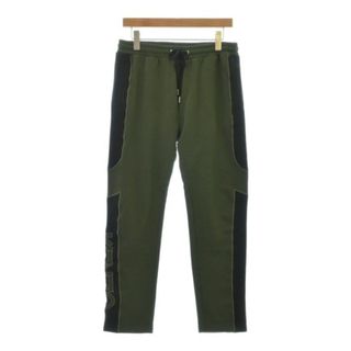 KENZO - KENZO ケンゾー スウェットパンツ M カーキx黒 【古着 KENZO - KENZO ケンゾー スウェットパンツ M カーキx黒 【古着