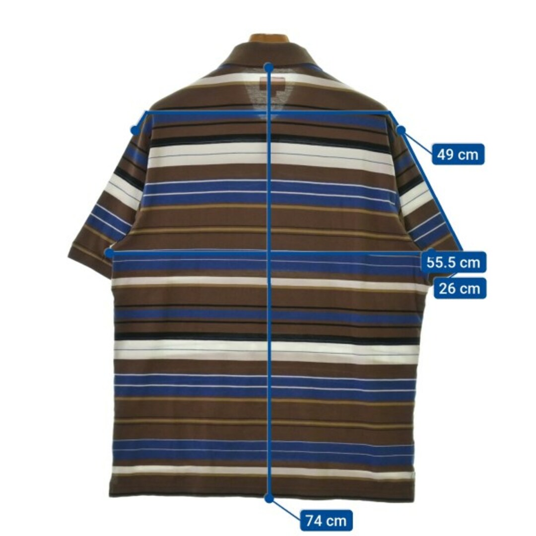 Supreme - Supreme シュプリーム ポロシャツ M 茶x白x青等 Supreme - Supreme シュプリーム ポロシャツ M 茶x白x青等
