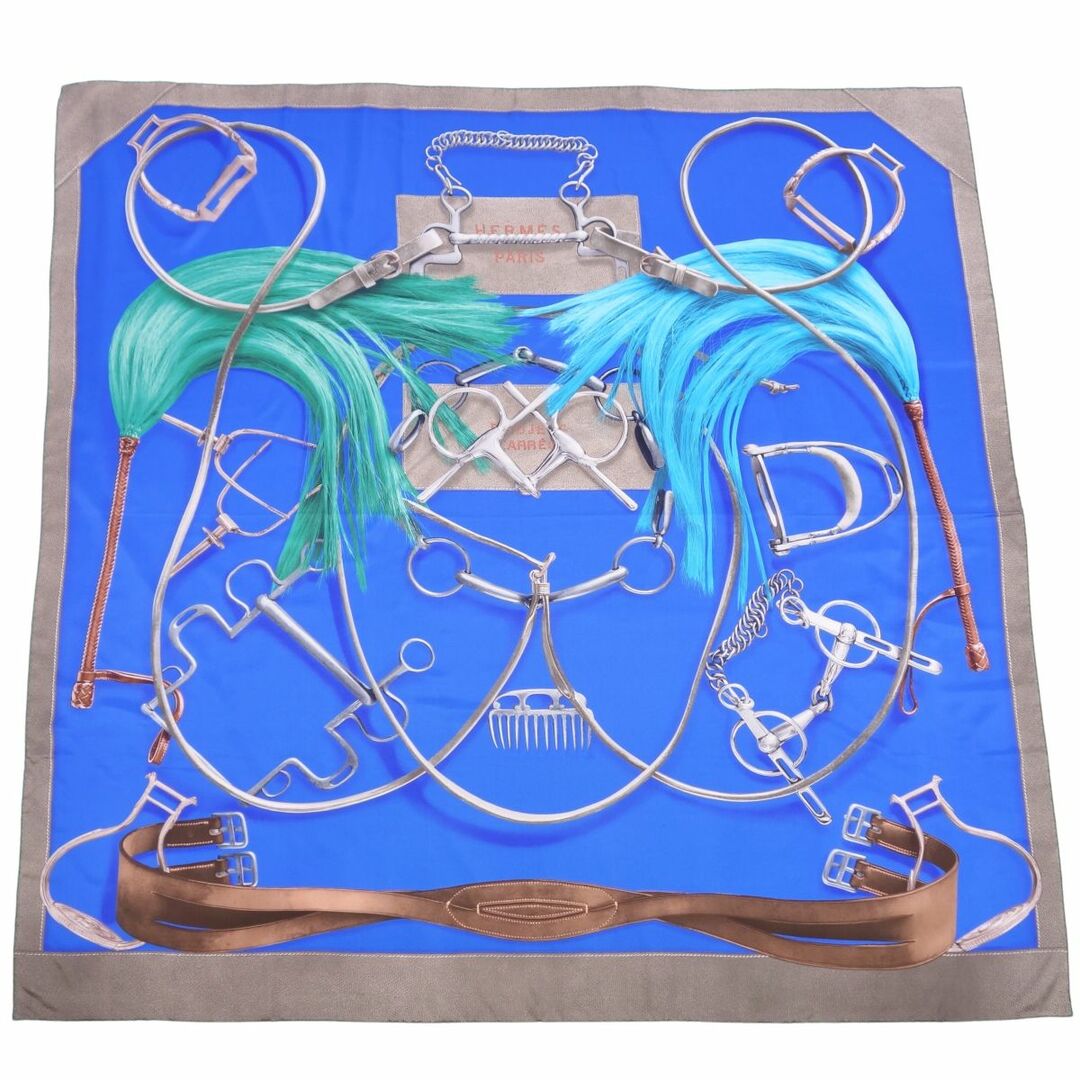 HERMES - 美品 エルメス HERMES スカーフ カレ140 ストール HERMES - 美品 エルメス HERMES スカーフ カレ140 ストール
