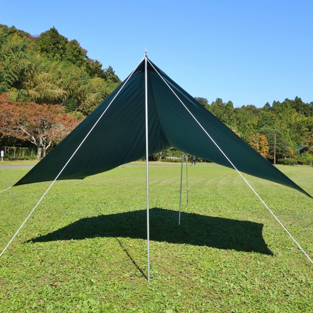 美品 モンベル mont bell Mini Tarp HX ポール セット 美品 モンベル mont bell Mini Tarp HX ポール セット