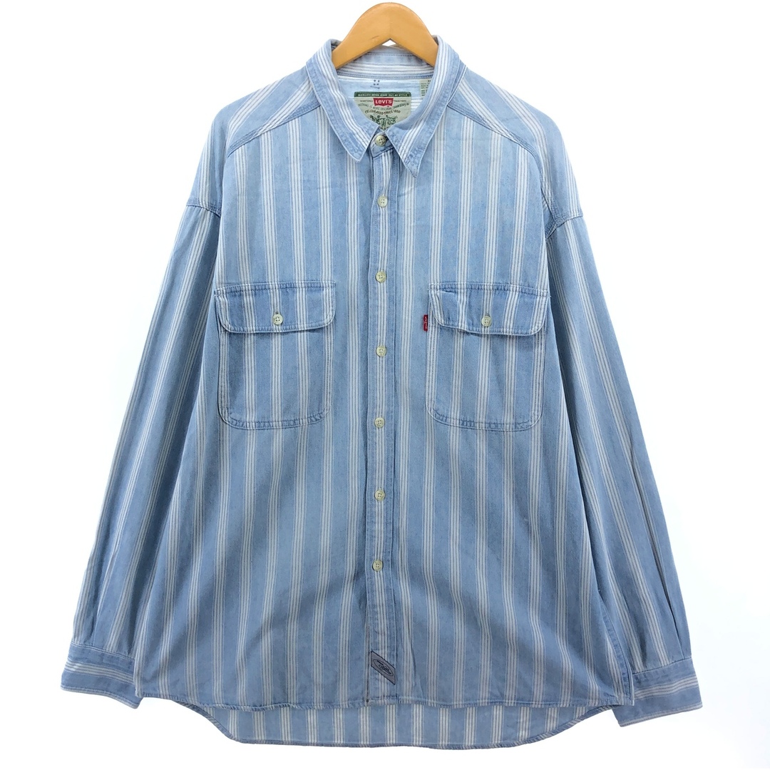 Levi's - 古着 90年代 リーバイス Levi's マルチストライプ 長袖 Levi's - 古着 90年代 リーバイス Levi's マルチストライプ 長袖