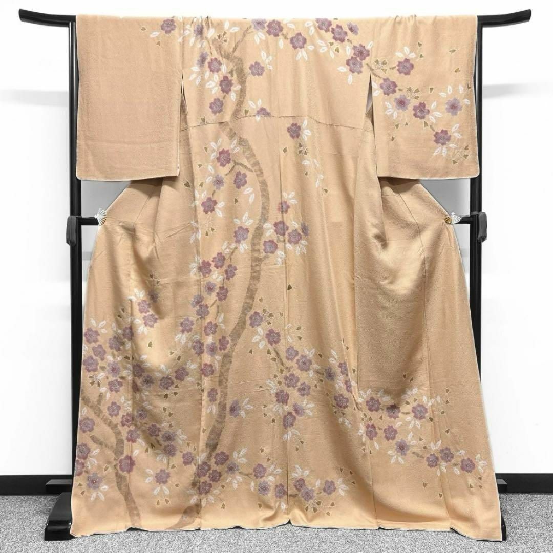 訪問着 絞り 刺繍 梅 着物 075w d 訪問着 絞り 刺繍 梅 着物 075w d
