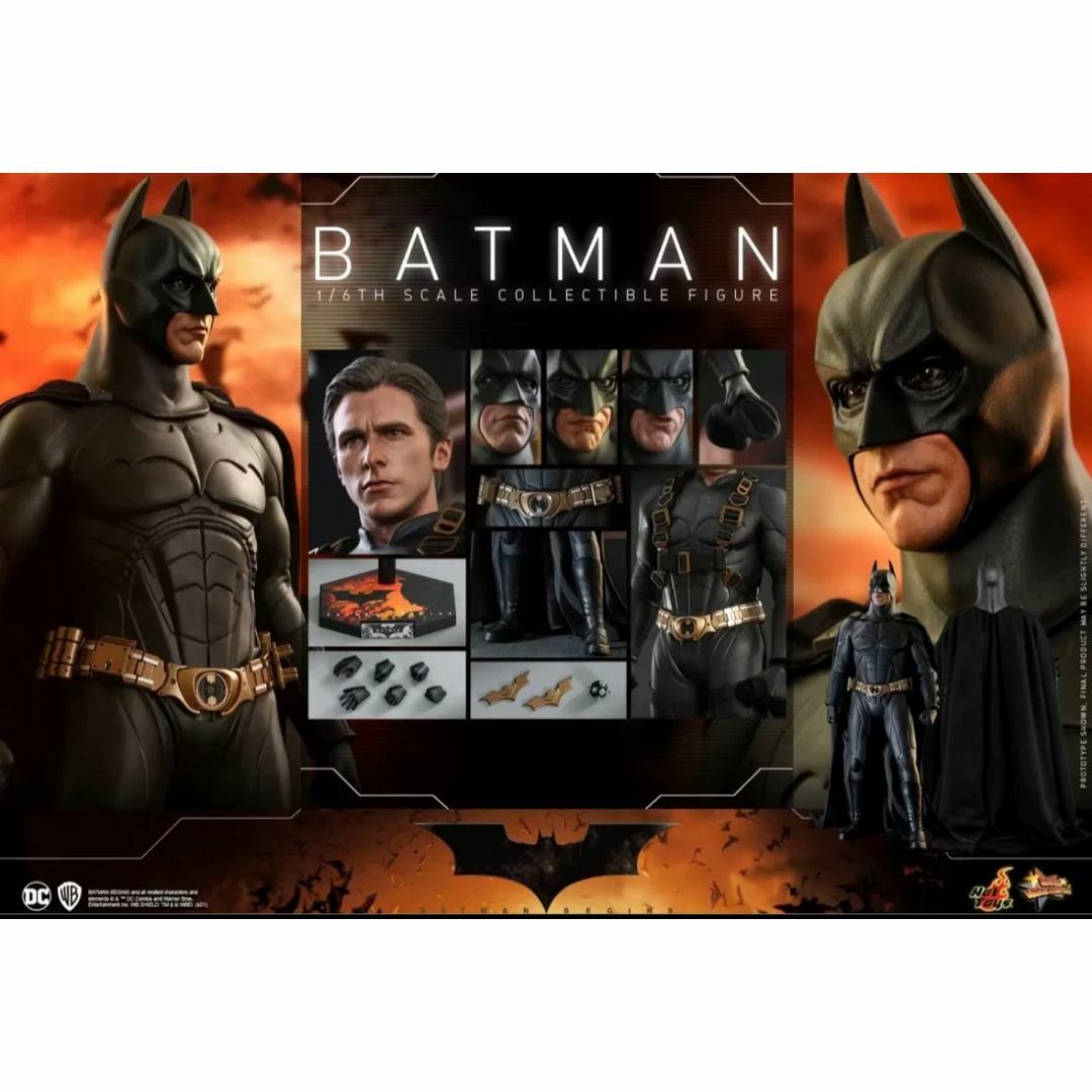 ホットトイズ 1/6 バットマン ビギンズ バットマン (2.0版)の ホットトイズ 1/6 バットマン ビギンズ バットマン (2.0版)の