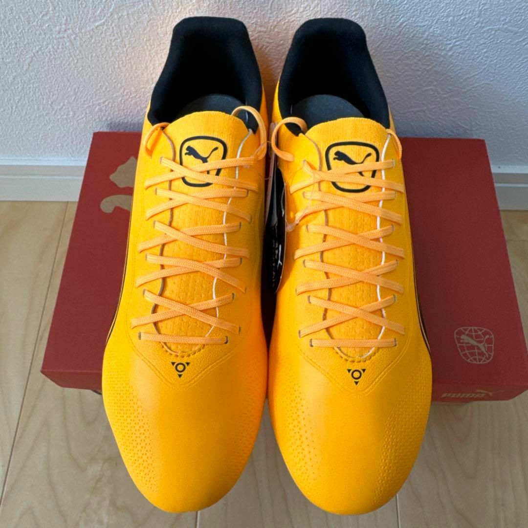 新品 PUMA キングプロ HG/AG サッカー スパイク オレンジ 26.5 新品 PUMA キングプロ HG/AG サッカー スパイク オレンジ 26.5