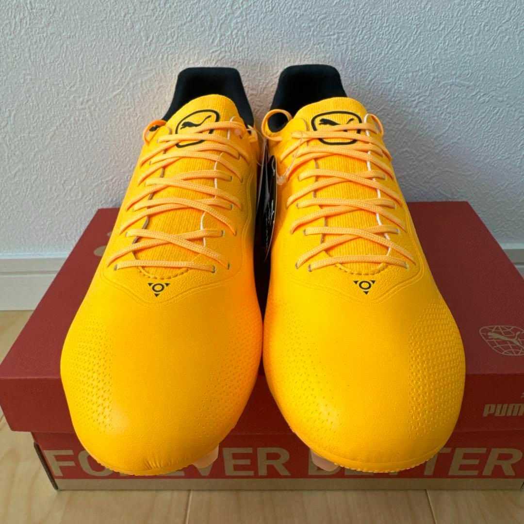 PUMA - 新品 PUMA キングプロ HG/AG サッカー スパイク オレンジ PUMA - 新品 PUMA キングプロ HG/AG サッカー スパイク オレンジ