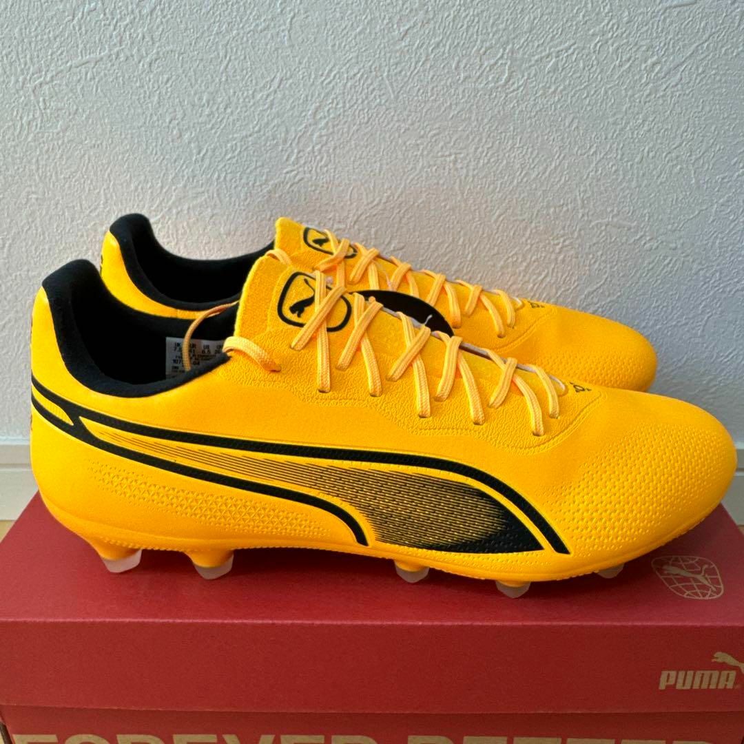 PUMA - 新品 PUMA キングプロ HG/AG サッカー スパイク オレンジ PUMA - 新品 PUMA キングプロ HG/AG サッカー スパイク オレンジ