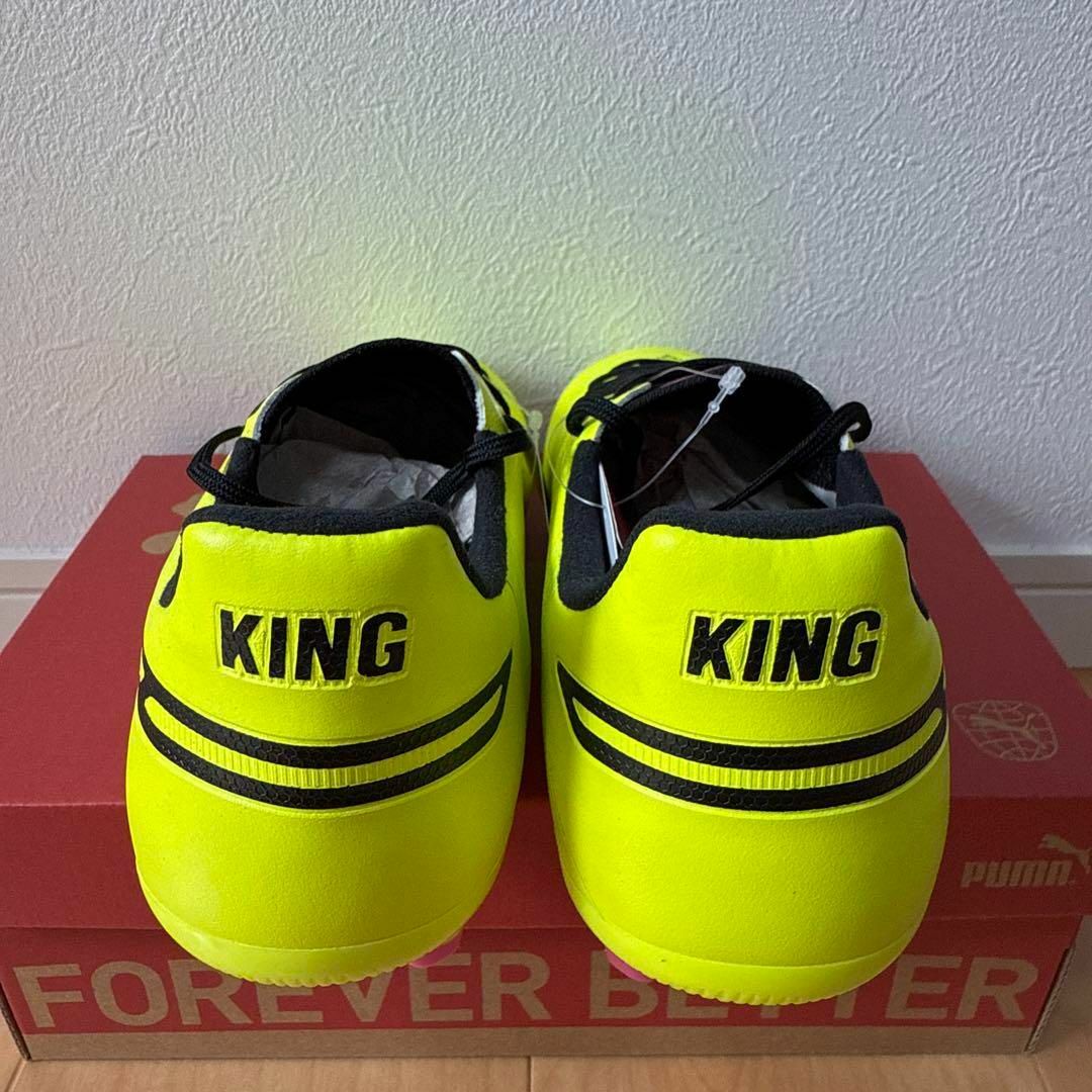 PUMA - 新品 PUMA キングプロ HG/AG サッカー スパイク 蛍光黄色 PUMA - 新品 PUMA キングプロ HG/AG サッカー スパイク 蛍光黄色