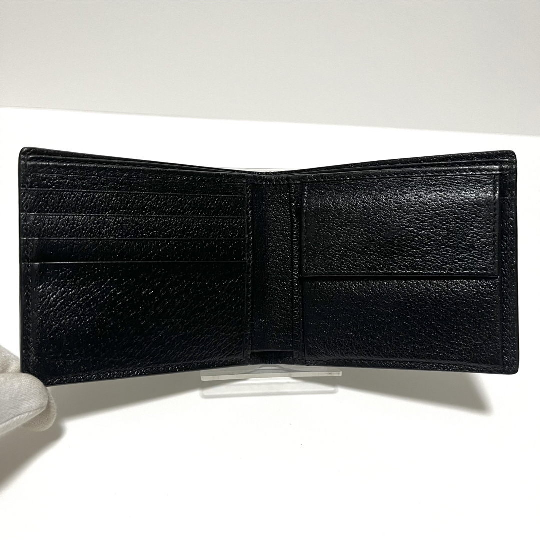 947 MORI様 GUCCI グッチ 折り財布 GGマーモント レザー 黒 947 MORI様 GUCCI グッチ 折り財布 GGマーモント レザー 黒