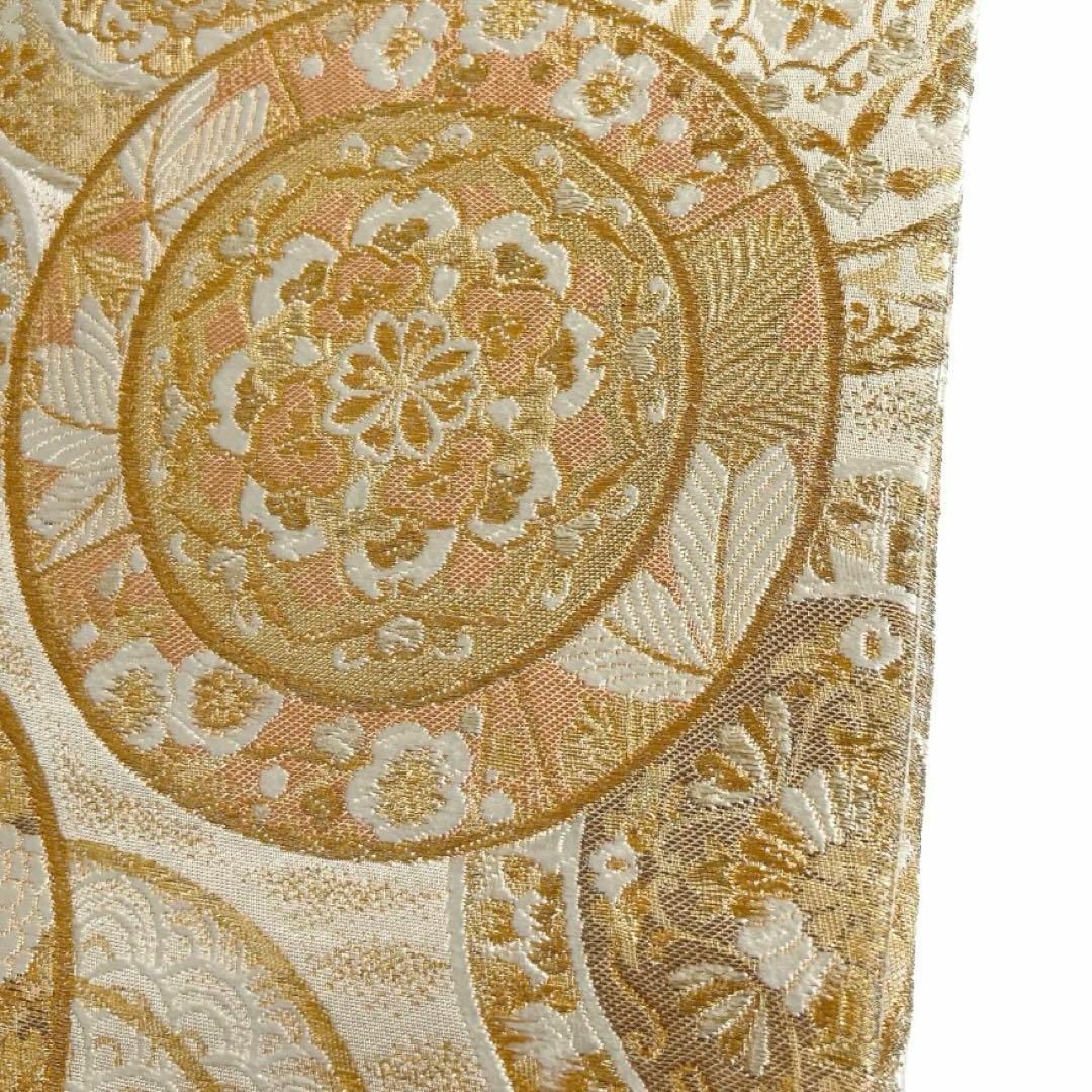 袋帯 華紋 青海波 唐花 菊 着物 075w pの通販 by TSUMUGI re 袋帯 華紋 青海波 唐花 菊 着物 075w pの通販 by TSUMUGI re