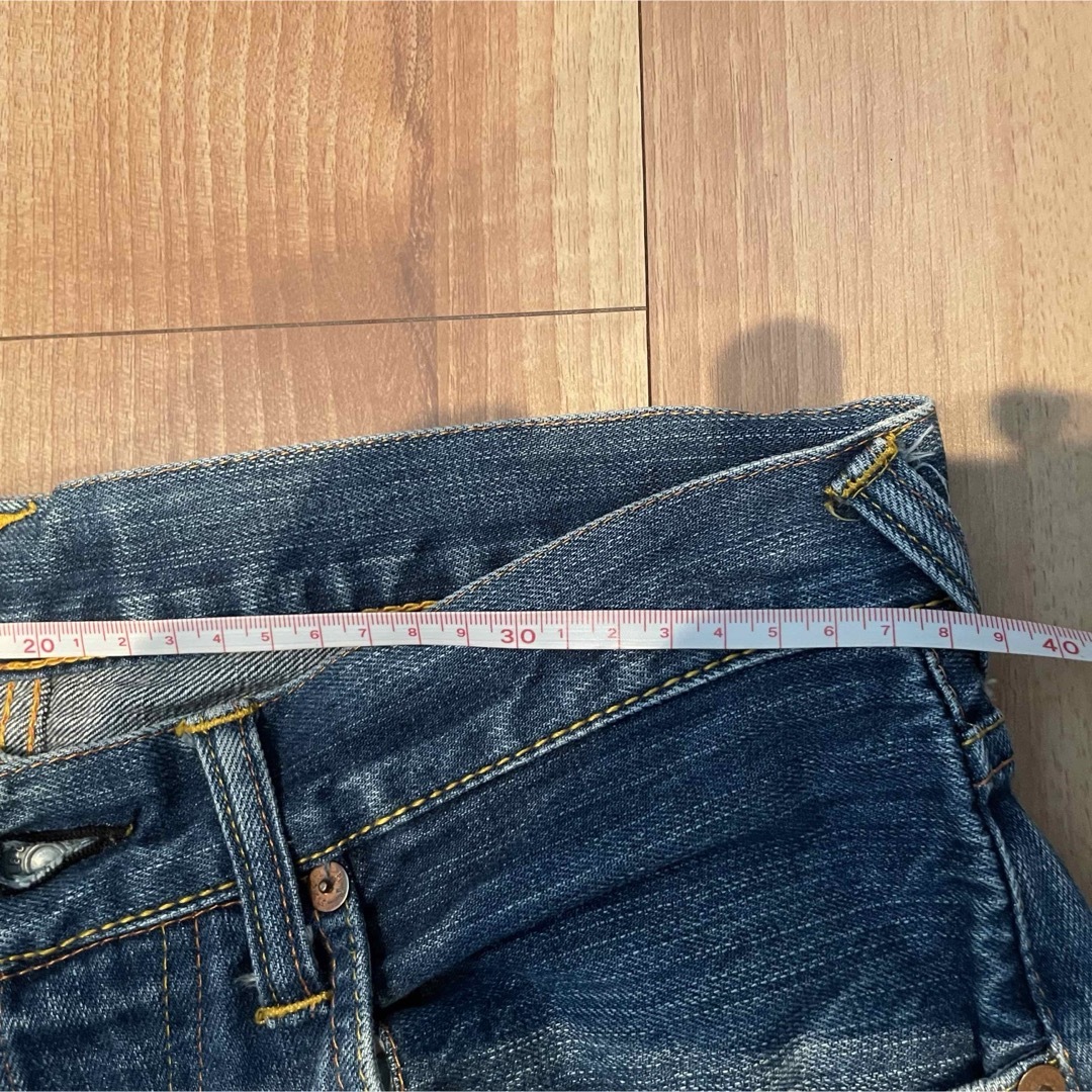 EVISU - サイズ32 2001 ハーフパンツ GOD 刺繍 エヴィス エビス EVISU - サイズ32 2001 ハーフパンツ GOD 刺繍 エヴィス エビス