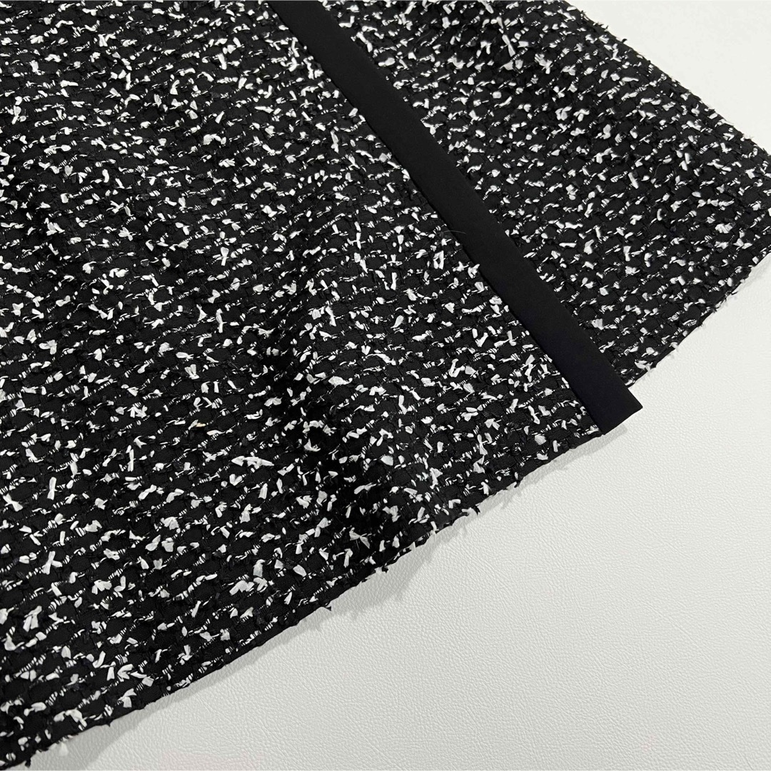 美品 Foxey フォクシー ツイードスカート ラップデザイン 巻き 美品 Foxey フォクシー ツイードスカート ラップデザイン 巻き