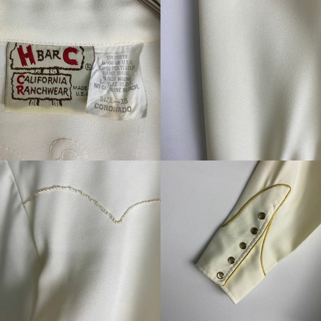 ヴィンテージ シャツ H BAR C ウエスタンシャツ エイチバーシー