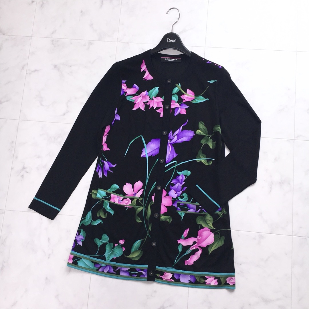 LEONARD - 近年美品 LEONARD レオナール カンカン ロング LEONARD - 近年美品 LEONARD レオナール カンカン ロング