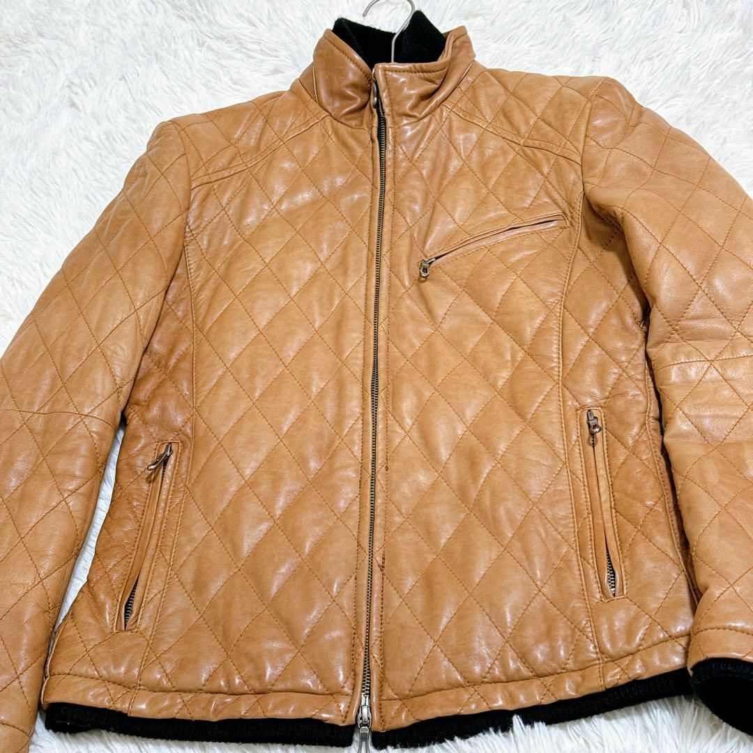 5351 プールオム シリアス Pour Les Hommes レザー ジャケット 茶 5351 プールオム シリアス Pour Les Hommes レザー ジャケット 茶