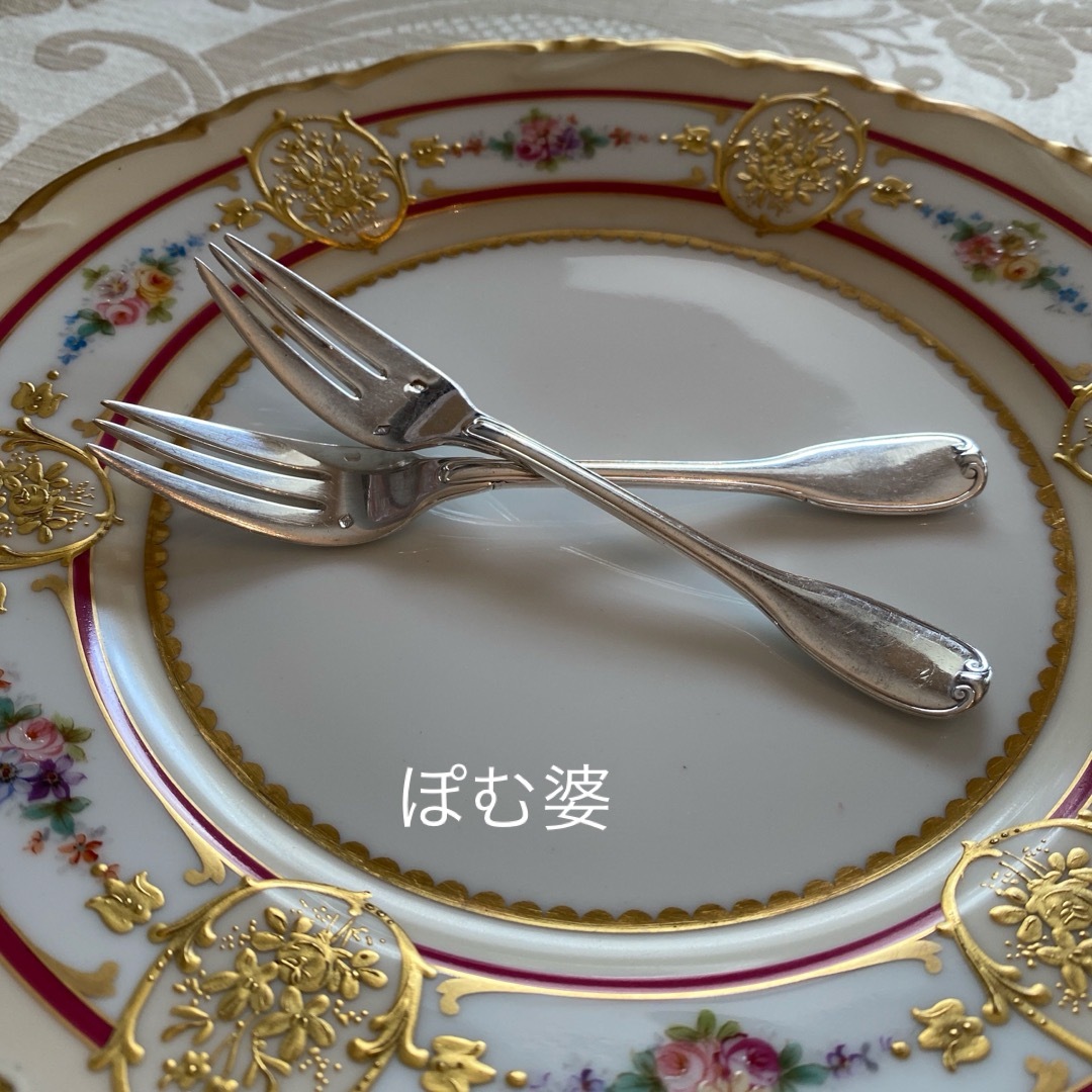 フランス/ピュイフォルカ】 純銀 スターリングシルバー/ケーキ フランス/ピュイフォルカ】 純銀 スターリングシルバー/ケーキ