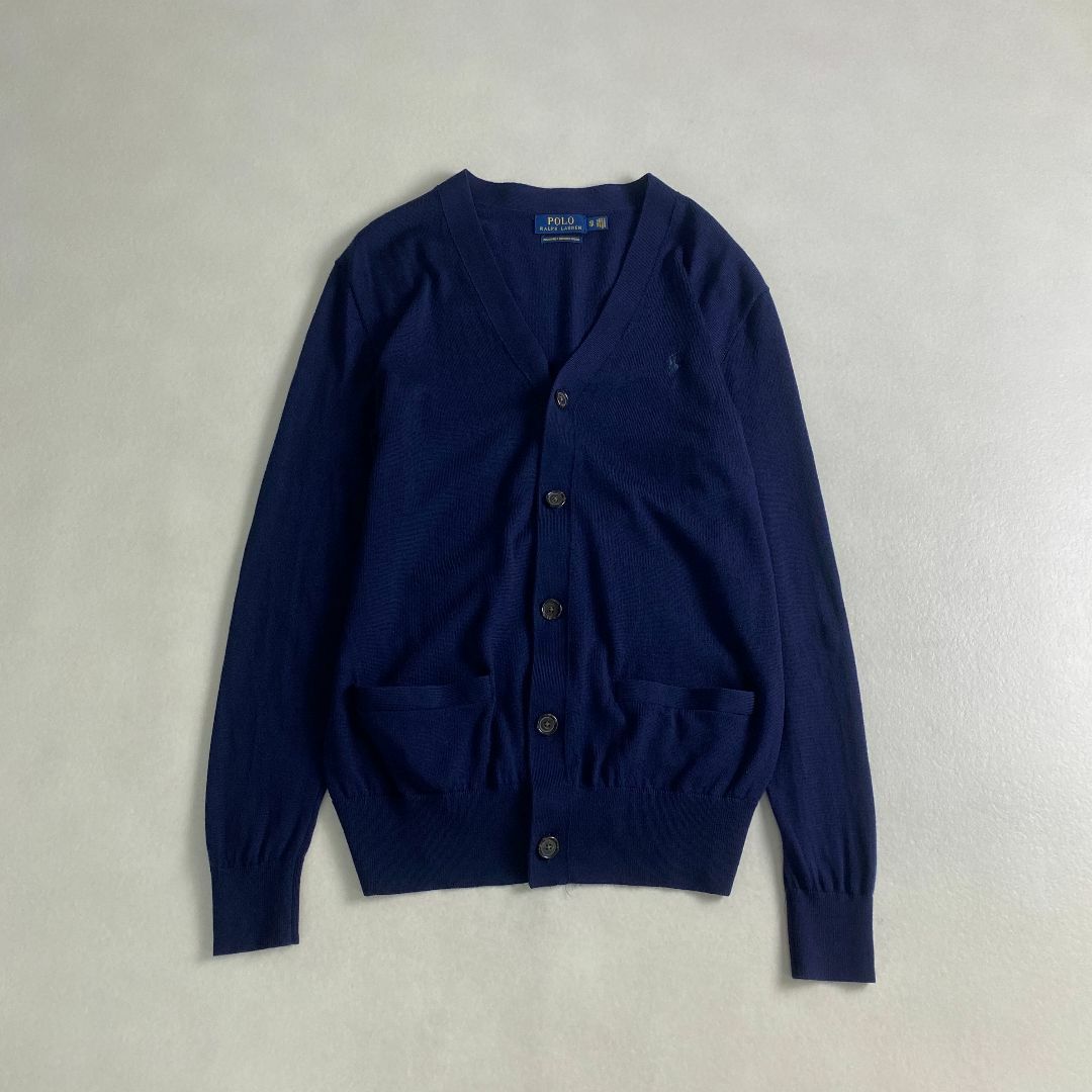 POLO RALPH LAUREN - ポロラルフローレン　カーディガン　洗える　メリノウール100　レディース M L