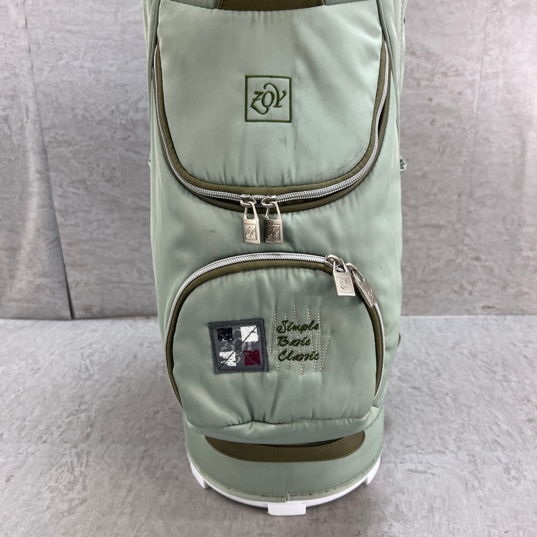 ZOY ゾーイ ゴルフキャディバッグ ヘッドカバー カート式 10型 ZOY ゾーイ ゴルフキャディバッグ ヘッドカバー カート式 10型