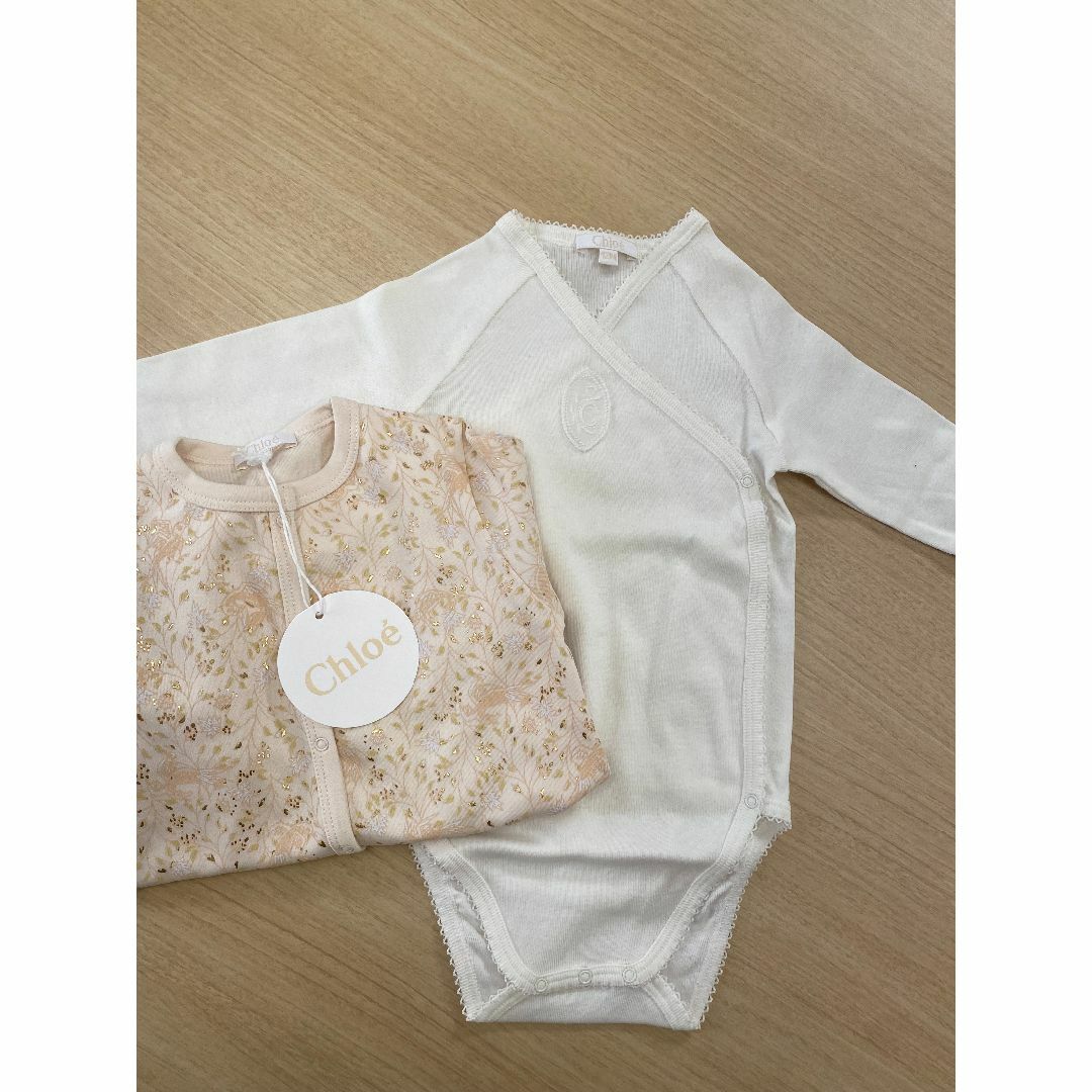 【新品】 クロエ CHLOE ベビーカバーオール #12M ベビー