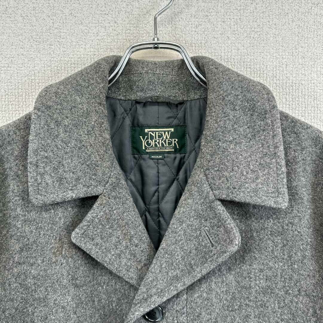 NEWYORKER - New Yorker◇チェスターコート ニューヨーカー 無地 NEWYORKER - New Yorker◇チェスターコート ニューヨーカー 無地