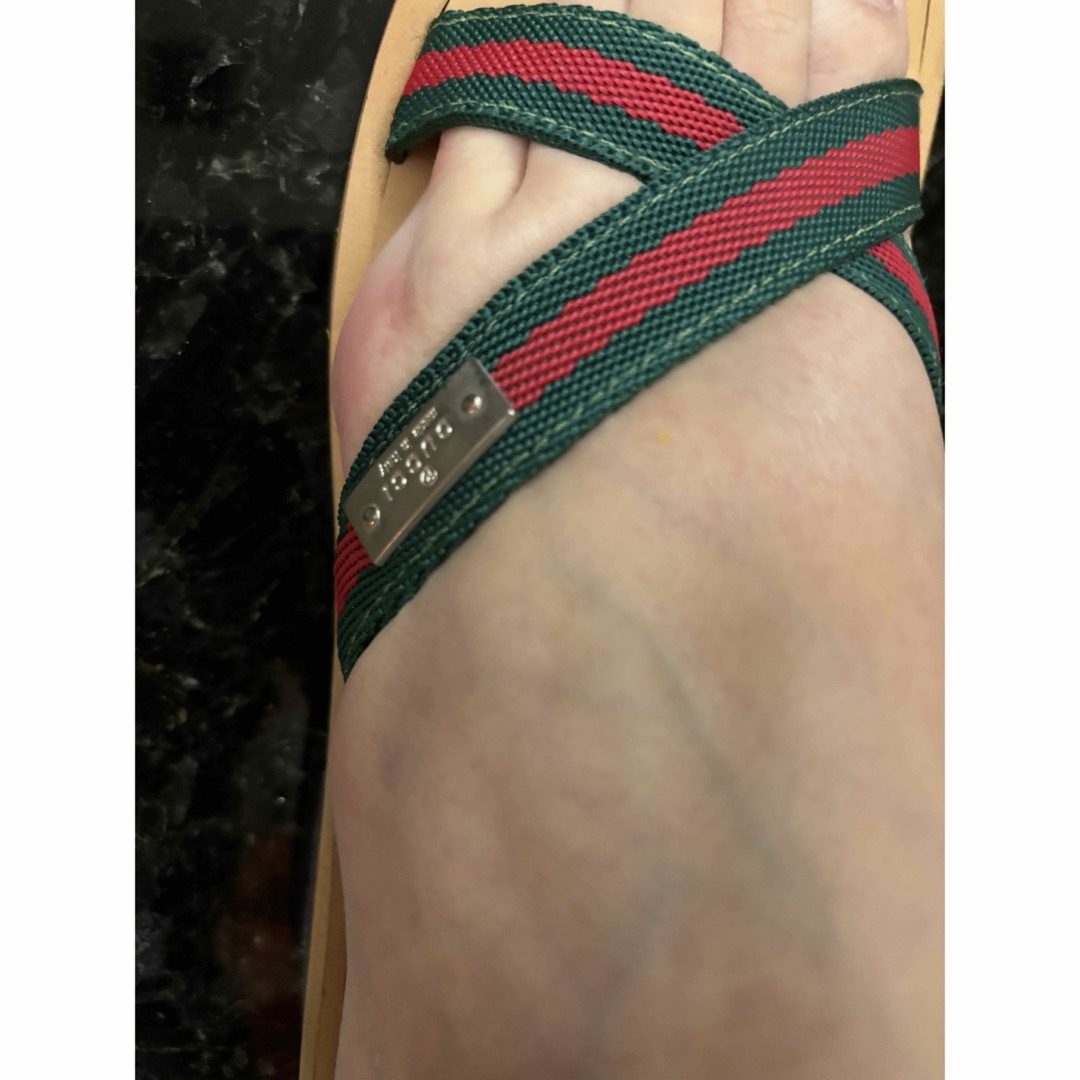 GUCCI - 美品 GUCCI ミュール サンダル 36.1/2約23.5cmベージュ GUCCI - 美品 GUCCI ミュール サンダル 36.1/2約23.5cmベージュ