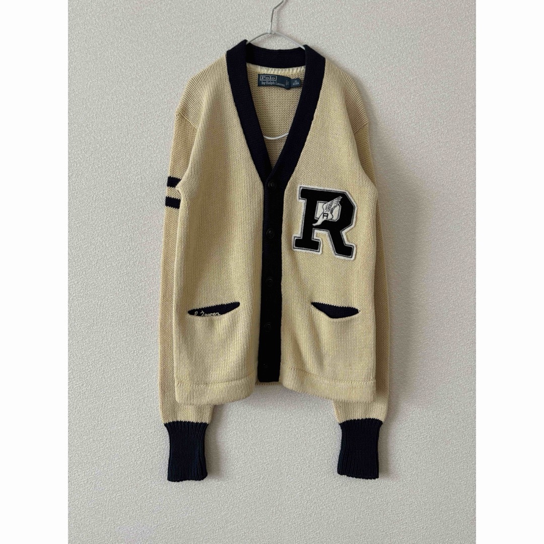 90s POLO ラルフローレン ビンテージレタードカーディガン 90s POLO ラルフローレン ビンテージレタードカーディガン