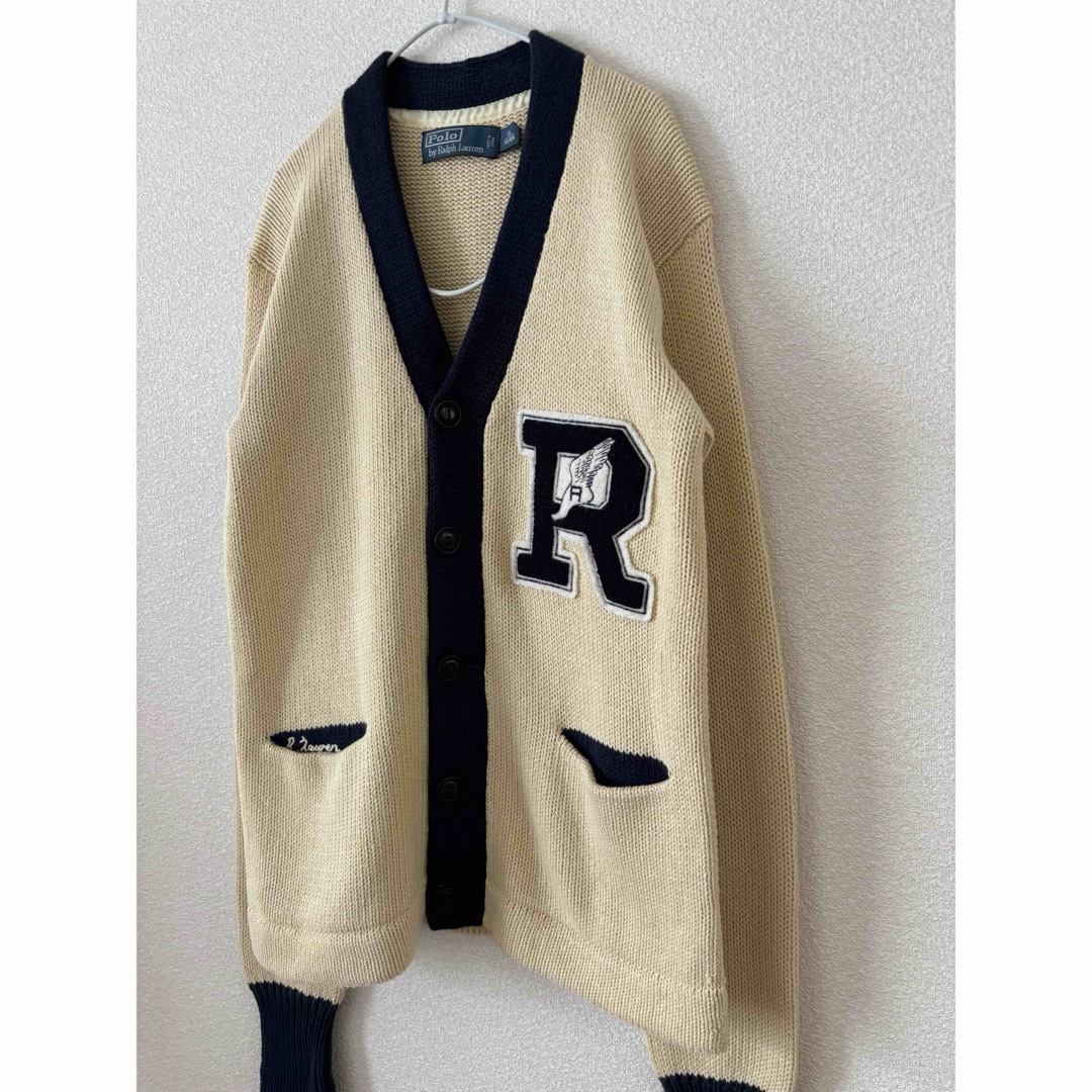 90s POLO ラルフローレン ビンテージレタードカーディガン 90s POLO ラルフローレン ビンテージレタードカーディガン