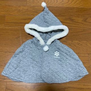 コムサイズム(COMME CA ISM)のCOMME CA ISM コムサイズム　ポンチョ　グレー(ジャケット/上着)