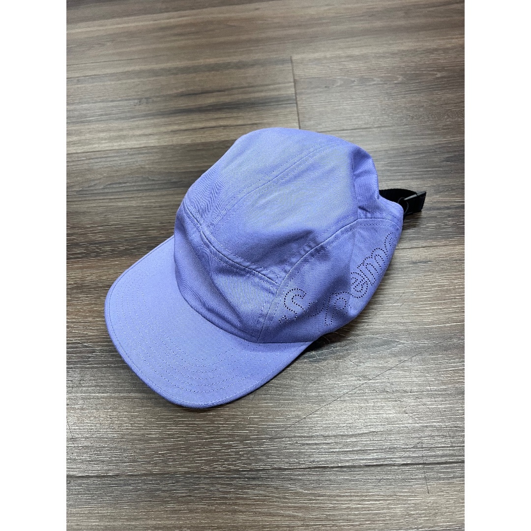 Supreme レザーキャップ 紫 新品 シュプリーム 21ss ボックスロゴ レザー キャンプ キャップ