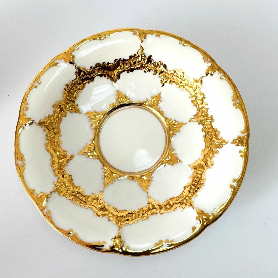 MEISSEN - ☆マイセン☆1級品/カップ&ソーサ/花柄/ゴールド MEISSEN - ☆マイセン☆1級品/カップ&ソーサ/花柄/ゴールド