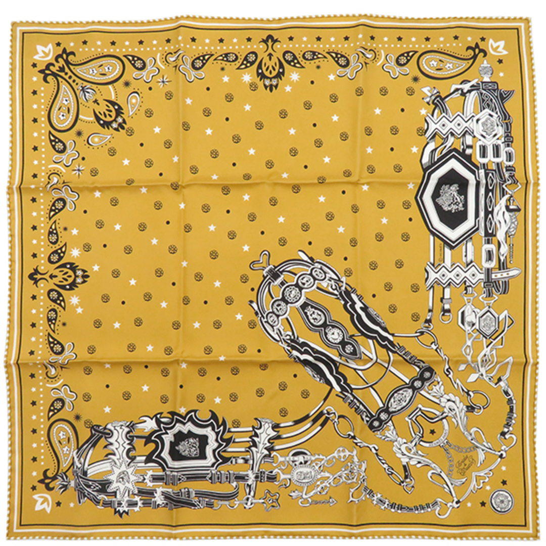 エルメス HERMES スカーフ カレ55 CARRE シルク オークル エルメス HERMES スカーフ カレ55 CARRE シルク オークル
