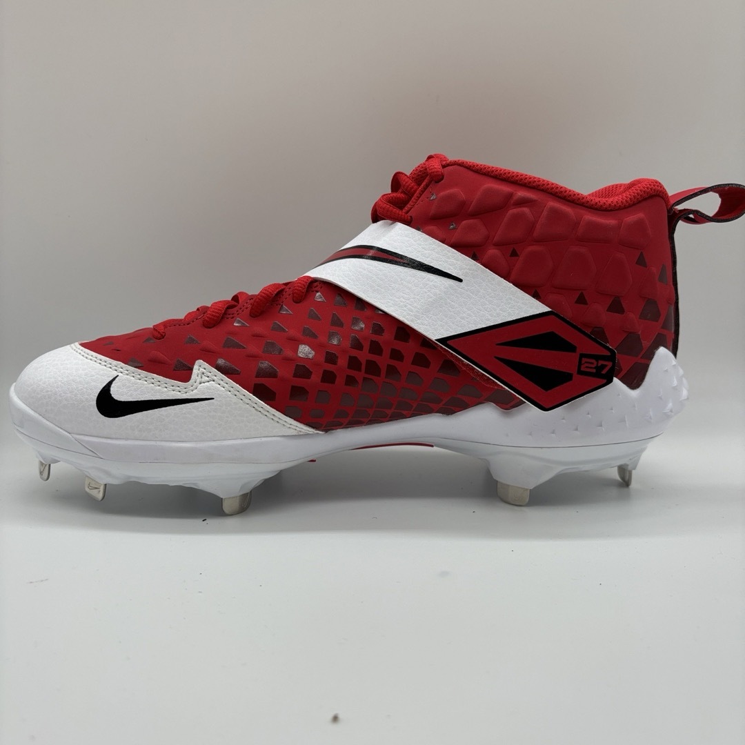 NIKE 野球 スパイク 金具 レッド 赤 27㎝ミドルカット 軽量 NIKE 野球 スパイク 金具 レッド 赤 27㎝ミドルカット 軽量