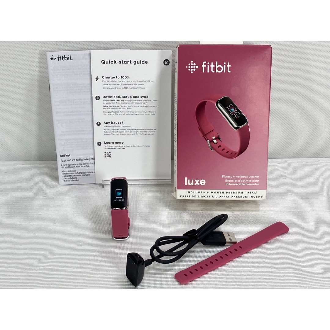 Fitbit - Fitbit Luxe FB422SRMG-FRCJK オーキッド/プラチナの通販 by 