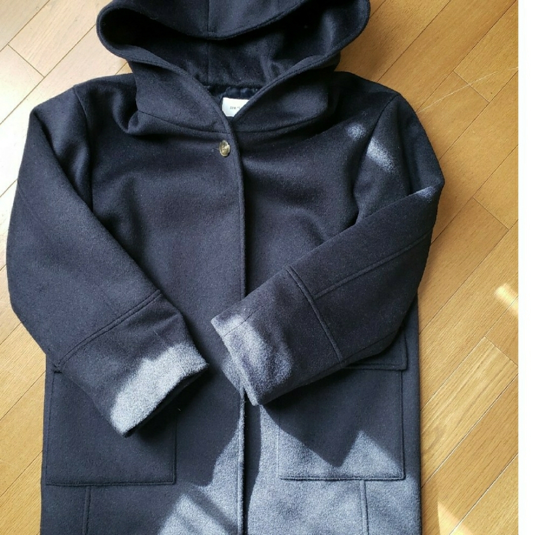 SHIPS anyシップスエニィ アンゴラミックス フードミディコート SHIPS anyシップスエニィ アンゴラミックス フードミディコート