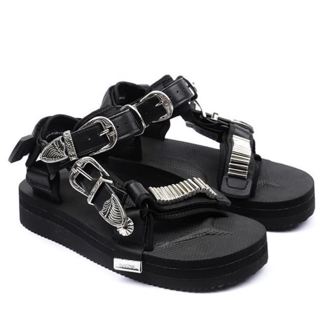 TOGA - TOGA × SUICOKE トーガスイコック メタルサンダル 30cmの TOGA - TOGA × SUICOKE トーガスイコック メタルサンダル 30cmの