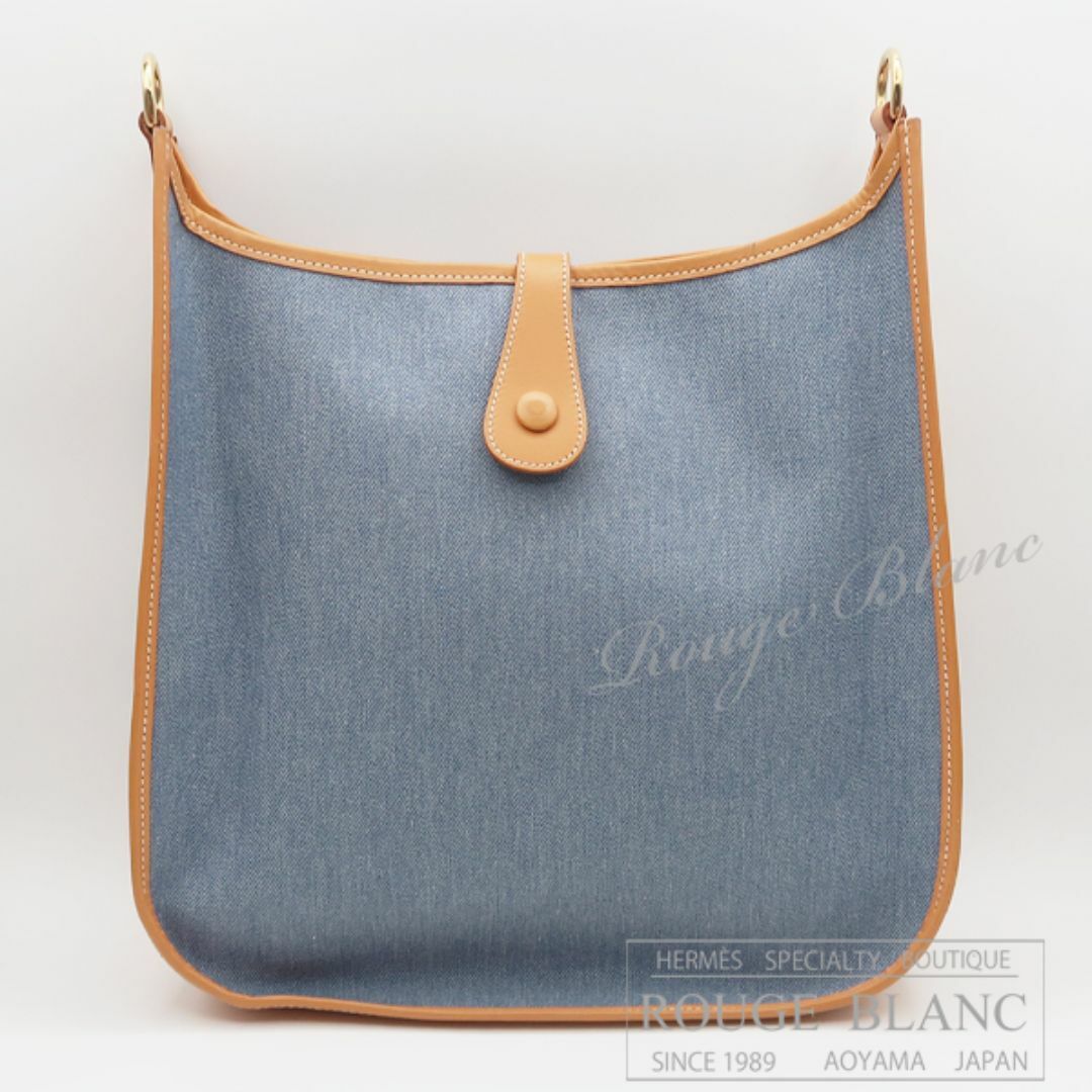 HERMES - エルメス エヴリン PM/29 デニム×ナチュラルベージュ HERMES - エルメス エヴリン PM/29 デニム×ナチュラルベージュ