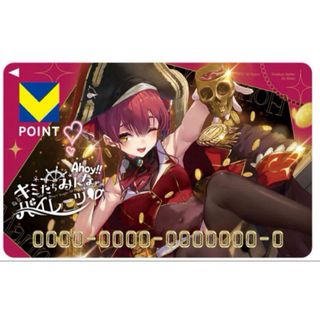 宝鐘マリン  Vポイントカード　Tポイントカード　Tカード　(新品) ホロライブ(キャラクターグッズ)