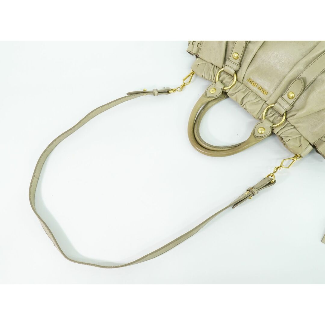 MIU MIU - 本物 ミュウミュウ MIU MIU 2WAY ショルダーバッグ MIU MIU - 本物 ミュウミュウ MIU MIU 2WAY ショルダーバッグ