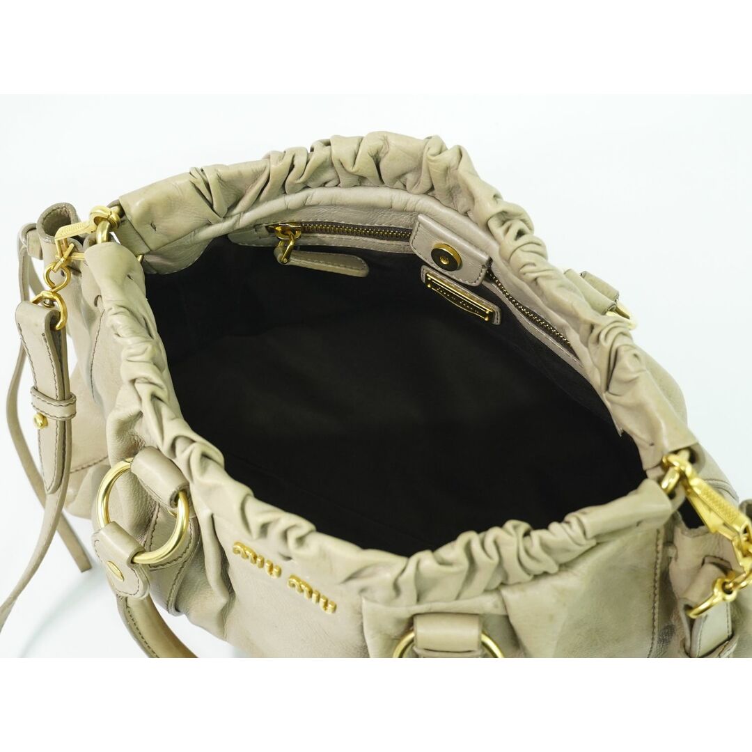 MIU MIU - 本物 ミュウミュウ MIU MIU 2WAY ショルダーバッグ MIU MIU - 本物 ミュウミュウ MIU MIU 2WAY ショルダーバッグ