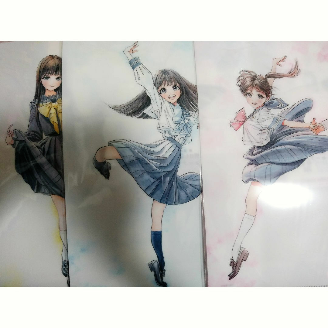 新品 明日ちゃんのセーラー服 原画展 クリアファイル 小路 新品 明日ちゃんのセーラー服 原画展 クリアファイル 小路